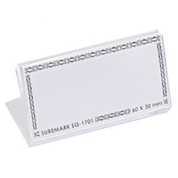  SUREMARK Acrylic L-Shape Card Stand 60 x 30mm (SQ1701)
