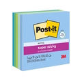  3M Post-it® Oasis Super Sticky Notes 654-5SST, 3"x3"x 90 Sheets (Pack of 5 Pad)