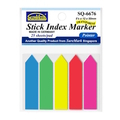  SUREMARK Stick Index Marker Pointer SQ-6676, 12 x 50mm x 25 Sheets/Pad (Pack of 5 Pad)