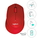  LOGITECH Silent Wireless Mouse M331 (Red)
