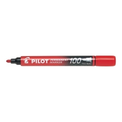  PILOT Permanent Marker 100, Bullet (Red)