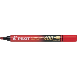  PILOT Permanent Marker 400, Chisel (Red)