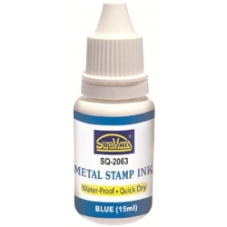  SUREMARK Metal Stamp Ink SQ-2063  30ml (Blu)