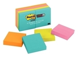  Anniversary Sales - 3M Post-It® Super Sticky Notes, 2" x 2" x 8Pads/Pack (622-8SSMIA)