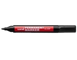  UNI Permanent Marker 320F, Bullet (Black)