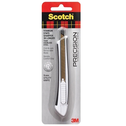  3M Scotch™  Titanium Utility Cutter Knife 9mm, Small (TI-KS)