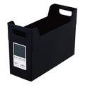  NCL Fit-Colour Storage Organizer/File Box, Black (NS-FCE4S)