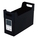  NCL Fit-Colour Storage Organizer/File Box, Black (NS-FCE4S)
