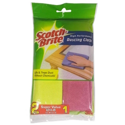  3M Scotch-Brite™ Microfiber Dusting Cloth, 2's (9026-2)