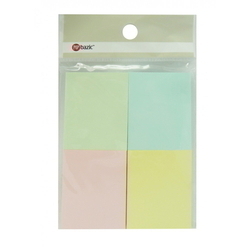  POP BAZIC Stick-On Notes, 38x51mm (50s x 4 Colours)