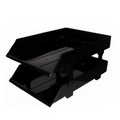  HK Plastic Tray 628, 2-Tiers (Black)
