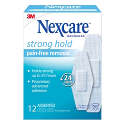  3M™ Nexcare™ Strong Holding Pain-Free Removal Bandage SSB-12 (Assorted, 12’s)