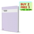  POP Hard Cover Notebook, F5 200pg (Pur)