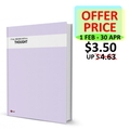  POP Hard Cover Notebook, A4 200pg (Pur)
