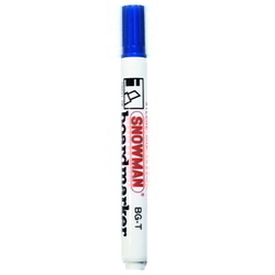  SNOWMAN Whiteboard Marker BG-12T, Chisel Tip (Blue)