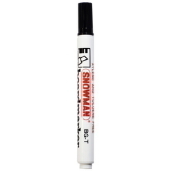  SNOWMAN Whiteboard Marker BG-12T, Chisel Tip (Black)