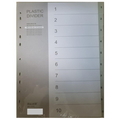  MASCO PP Index Divider A4 (1-10) Gry