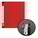  KCK Plastic Ring File RF202D, Red