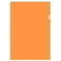  FIRE SALE - PVC L-Shape Folder A4, Orange
