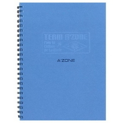  AZONE Team Ring Notebook, A4 (Blu)