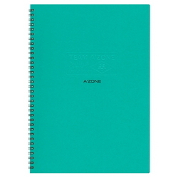  AZONE Team Ring Notebook, A4 (Grn)