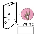 COYEN Matte Lever Arch File, 2" A4 (White) COYEN Matte Lever Arch File, 2" A4 (White)