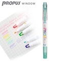  UNI Propus Window Twin Tip Soft Colour Highlighter PUS-102T (Aqua Blue)