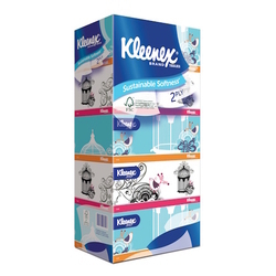  KLEENEX 2Ply Facial Tissue 150 Sheets x 5 Box