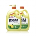  MAMA LEMON AntiBac Dishwash Liquid-Lemon w/Refill 1Lx2's