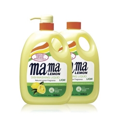  MAMA LEMON AntiBac Dishwash Liquid-Lemon w/Refill 1Lx2's