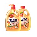  MAMA LEMON AntiBac Dishwash Liquid-Citrus w/Refill 1Lx2's