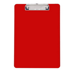  Plastic Clip Board, A4 (Red)