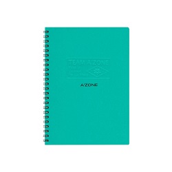  AZONE Team Ring Notebook, A5 (Grn)