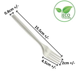  BIO GREEN Eco-Friendly Fork 6.5" x 50 Pcs