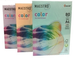  MAESTRO Color Paper FSC,  A4 80gsm (Sal.)