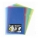  PLUS L-Shape Folder, A4 10's (Ass. Col)