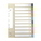  Bundle Sale - POP BAZIC PP Index Divider Colour (10 Colours), A4