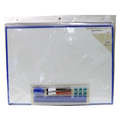  POP BAZIC Magnetic Whiteboard Set, 60cm x 45cm (Blue Frame)