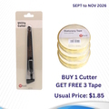  BUNDLE SALES - POP BAZIC Utility Cutter 3SC, 140mm