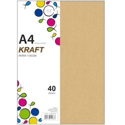  POP ARTZ Kraft Paper A4, 110g 40's/Pkt