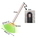  Soft Broom with 2.5' Wooden Stick LN-916