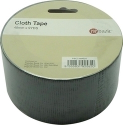  POP BAZIC Cloth Tape PBCT489, 48mm (Blk)