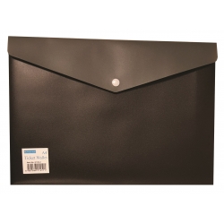  BINDERMAX  A4 Two Tones Button Wallet 01145-1 (Black)