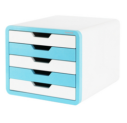  KAPAMAX File Cabinet, 5 Drawer (Blu)