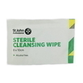  Sterile Cleansing Antiseptic Wipe 10’S