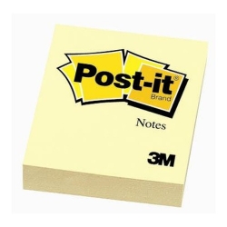  3M Post-It Note, 2'' x 3'' 100's (Yellow)