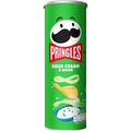  PRINGLES Potato Crisps - Sour Cream & Onion, 102g