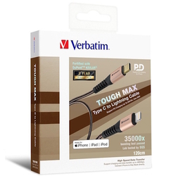  VERBATIM Tough Max Type C to Lightning Cable 120cm, 66049