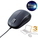  ELECOM BlueLed 3 Button Mouse (Black)