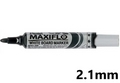  PENTEL Maxiflo Whiteboard Marker, Bullet (Blk)